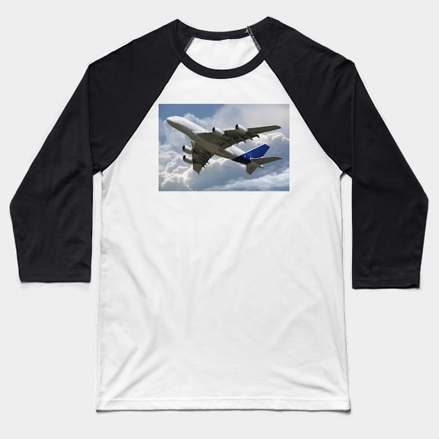 A380 Baseball T-Shirt by sibosssr